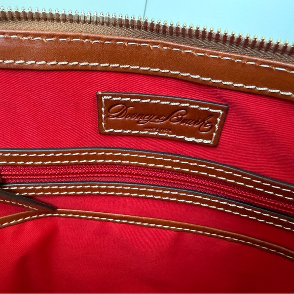 DOONEY & BOURKE | NWOT Pink Pebble Grain Zip Zip Satchel - Picture 9 of 9